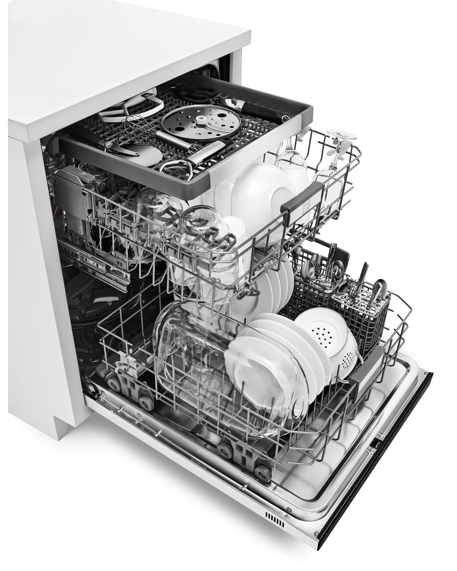 kenmore elite dishwasher bottom rack