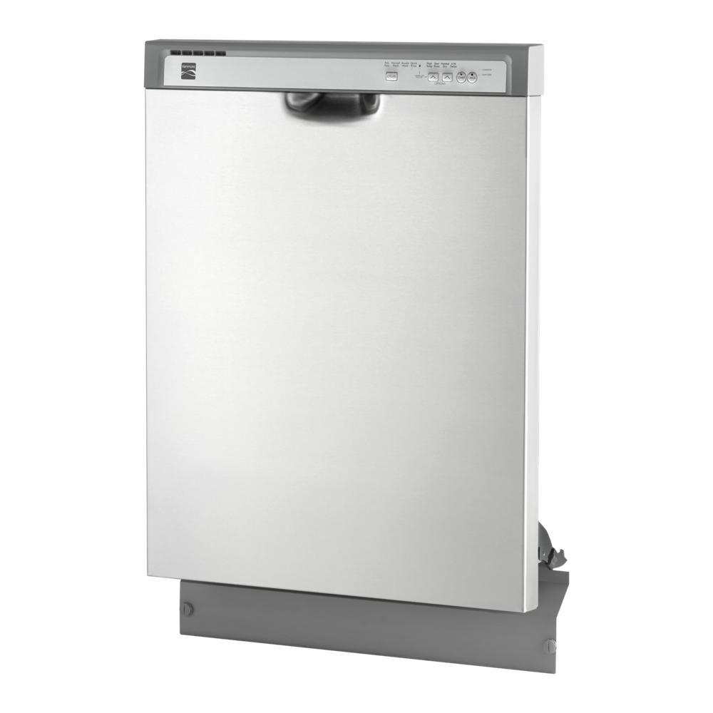 Kenmore 14503 24" BuiltIn Dishwasher with Heated Dry Stainless Steel