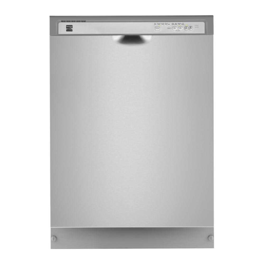 Kenmore 14503 24" BuiltIn Dishwasher with Heated Dry Stainless Steel