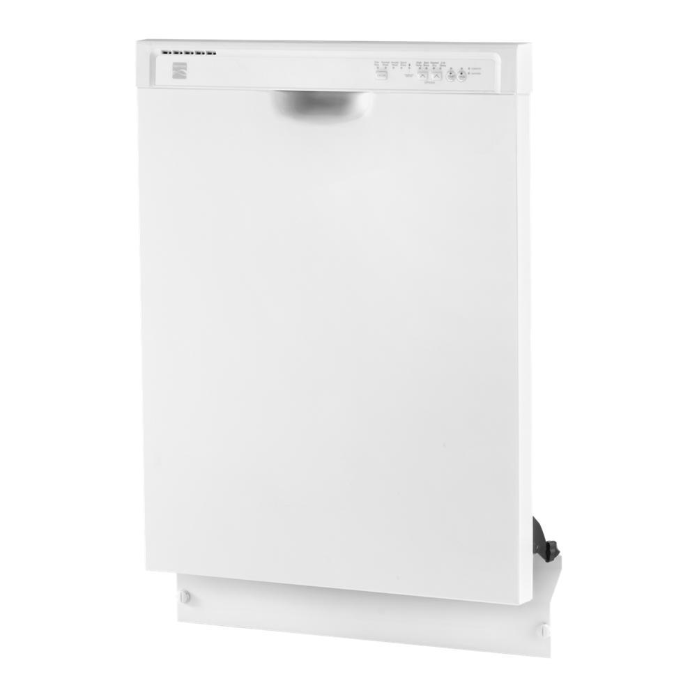 Kenmore 14502 24" BuiltIn Dishwasher with Heated Dry White
