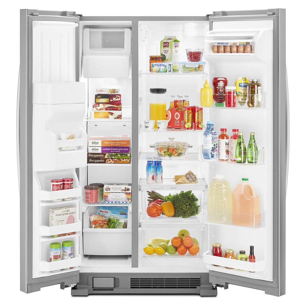 Kenmore 50045 25 cu. ft. Side-by-Side Fingerprint Resistant Refrigerator  with Ice & Water Dispenser - Stainless Steel