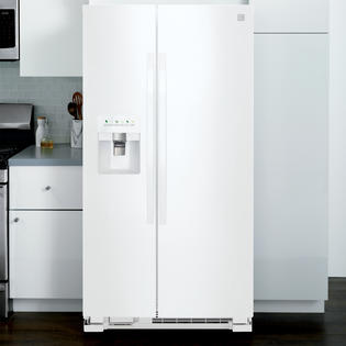 Kenmore 50042 25 cu. ft. Side-by-Side Refrigerator with Ice & Water ...