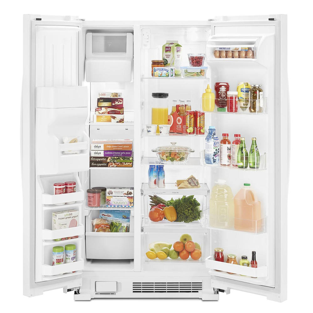 Kenmore 50042  25 cu. ft. Side-by-Side Refrigerator with Ice & Water Dispenser - White