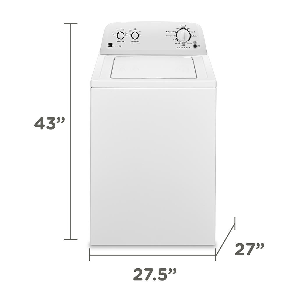 Kenmore 20232 3.5 cu. ft. TopLoad Washer w/Porcelain Basket White