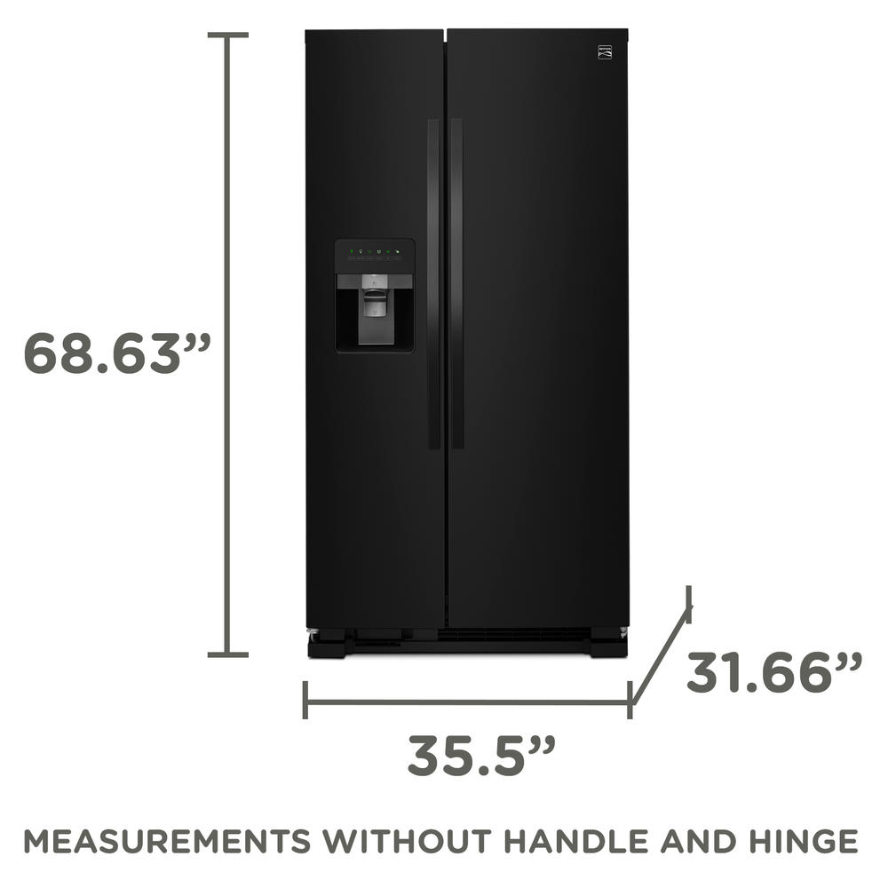 Kenmore 50049 25 cu. ft. SidebySide Refrigerator with Ice & Water