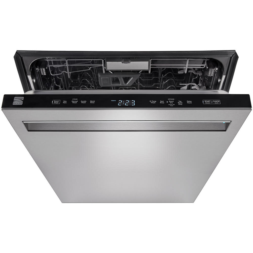 Kenmore Elite 22-14895 14895 24" Built-In Dishwasher w/ SmartDry&#8482; Plus & Dedicated 3rd Rack Wash Spray - Active Finish