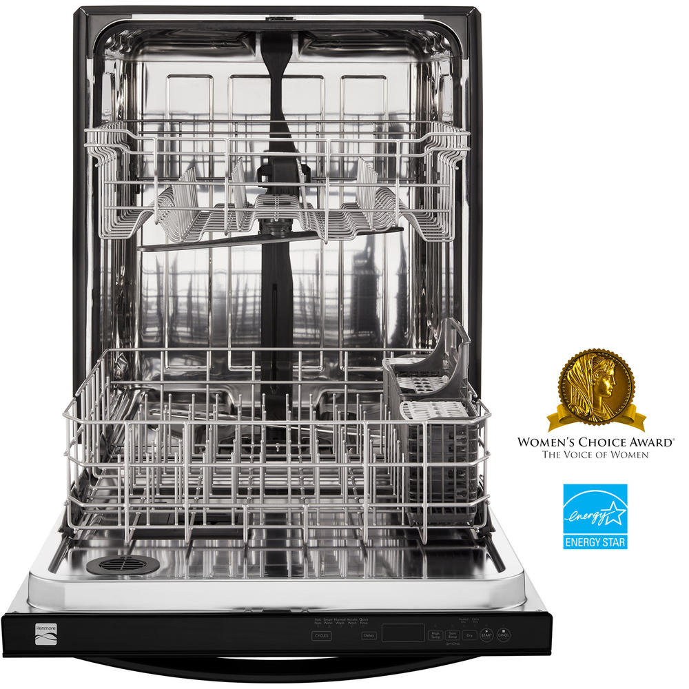 Kenmore 22-14149  24" Built-In Dishwasher w/ Stainless Tub - Black