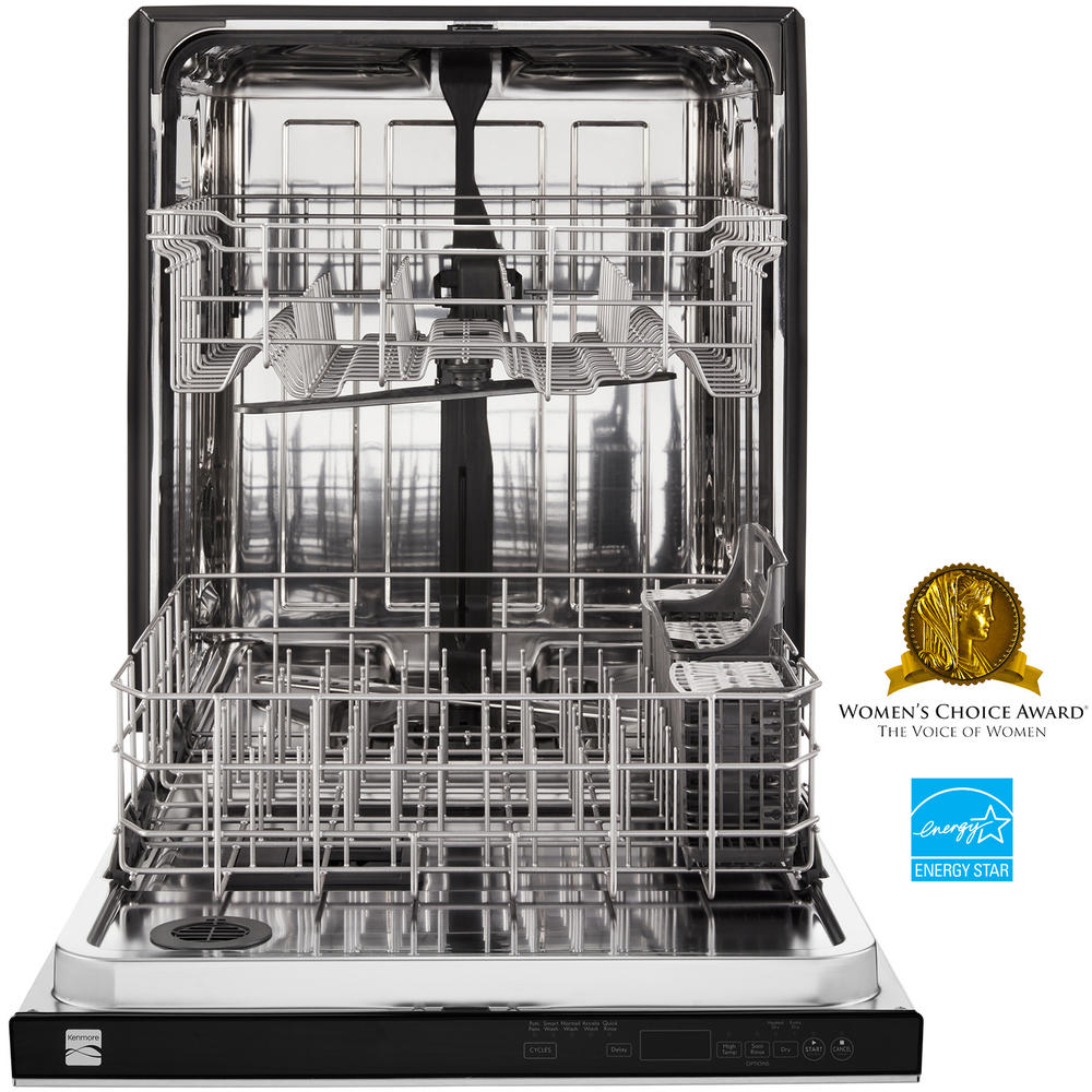 Kenmore 22-14165 24" Built-In Dishwasher w/ Stainless Tub - Active Finish