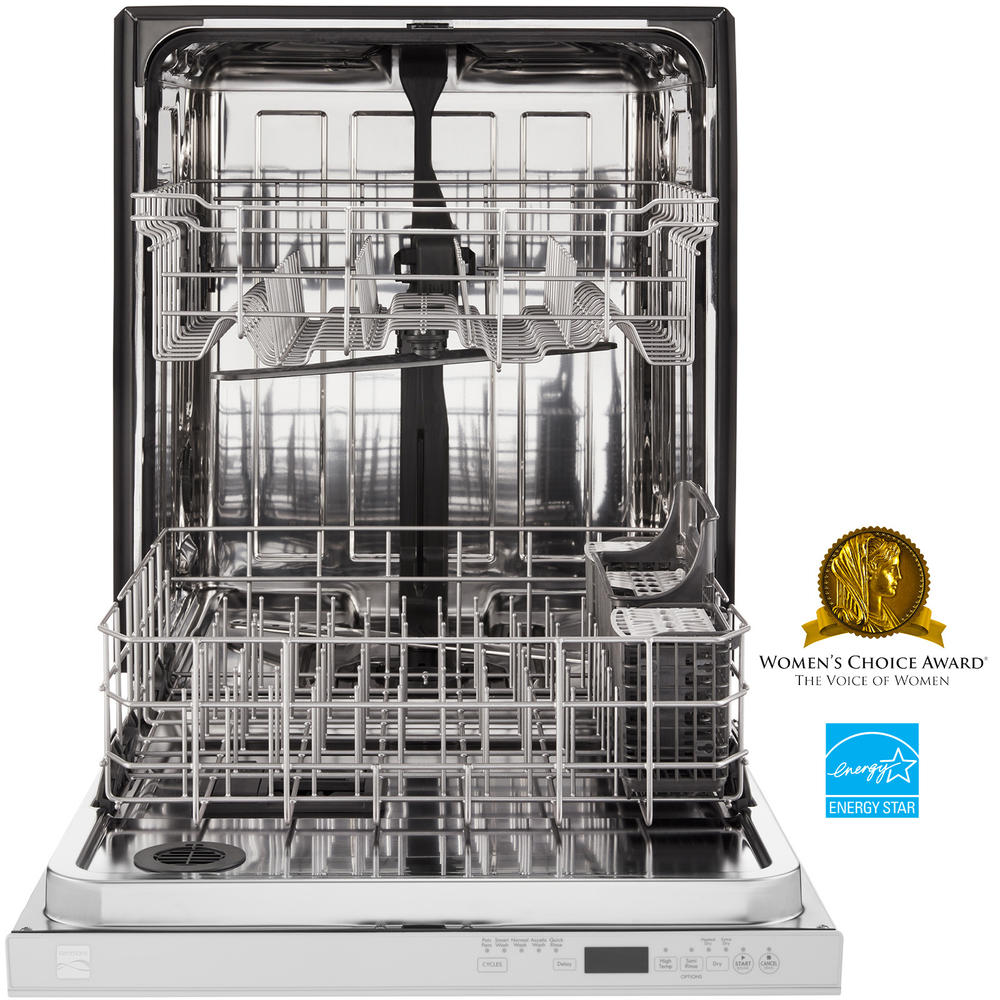 Kenmore 22-14162 24" Built-In Dishwasher w/ Stainless Tub - White
