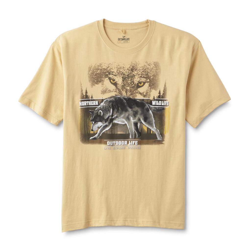 Screen Tee Market Brands Men's Graphic T-Shirt - Wolves