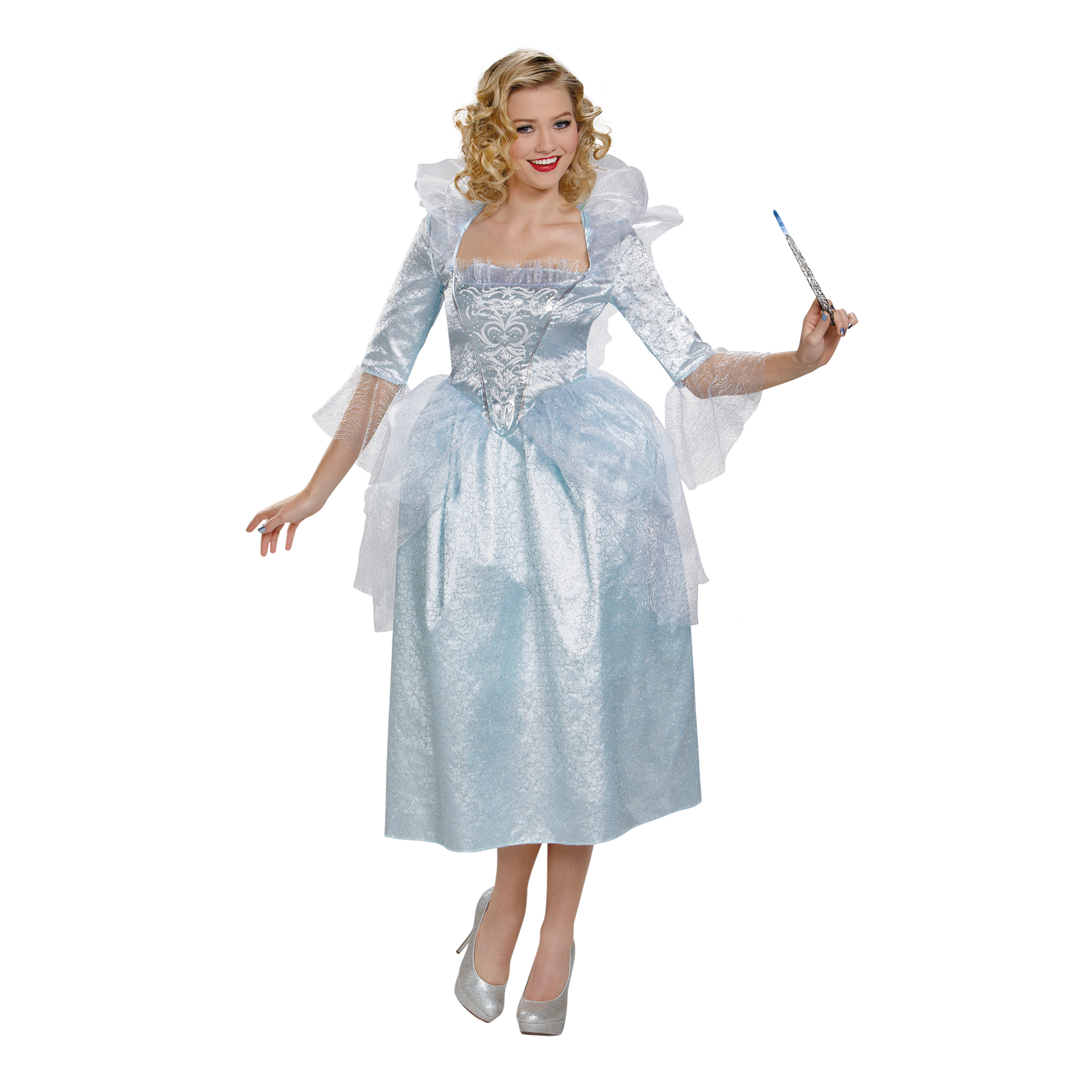 Women&#8217;s Deluxe Fairy Godmother Cinderella Movie Costume