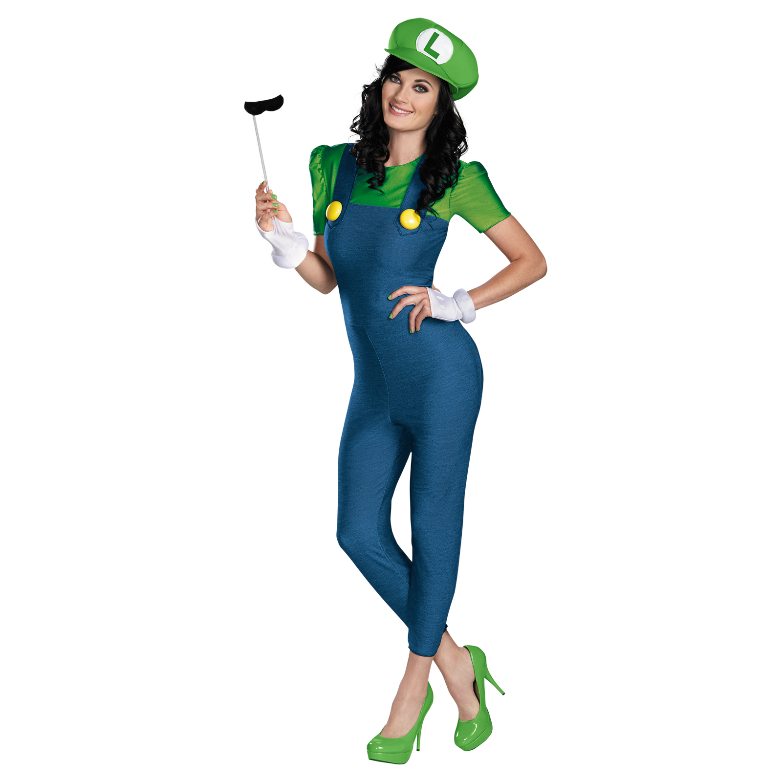 Women&#8217;s Deluxe Luigi Costume
