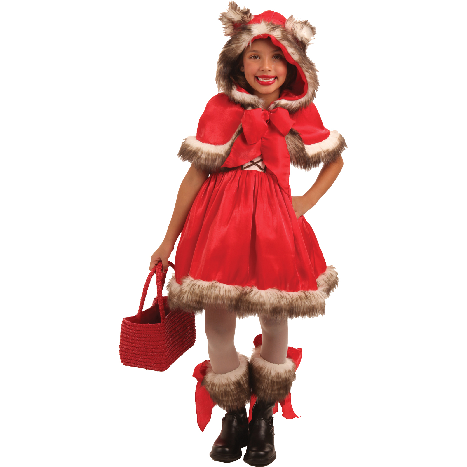 Girl&#8217;s Little Red Wolf Costume