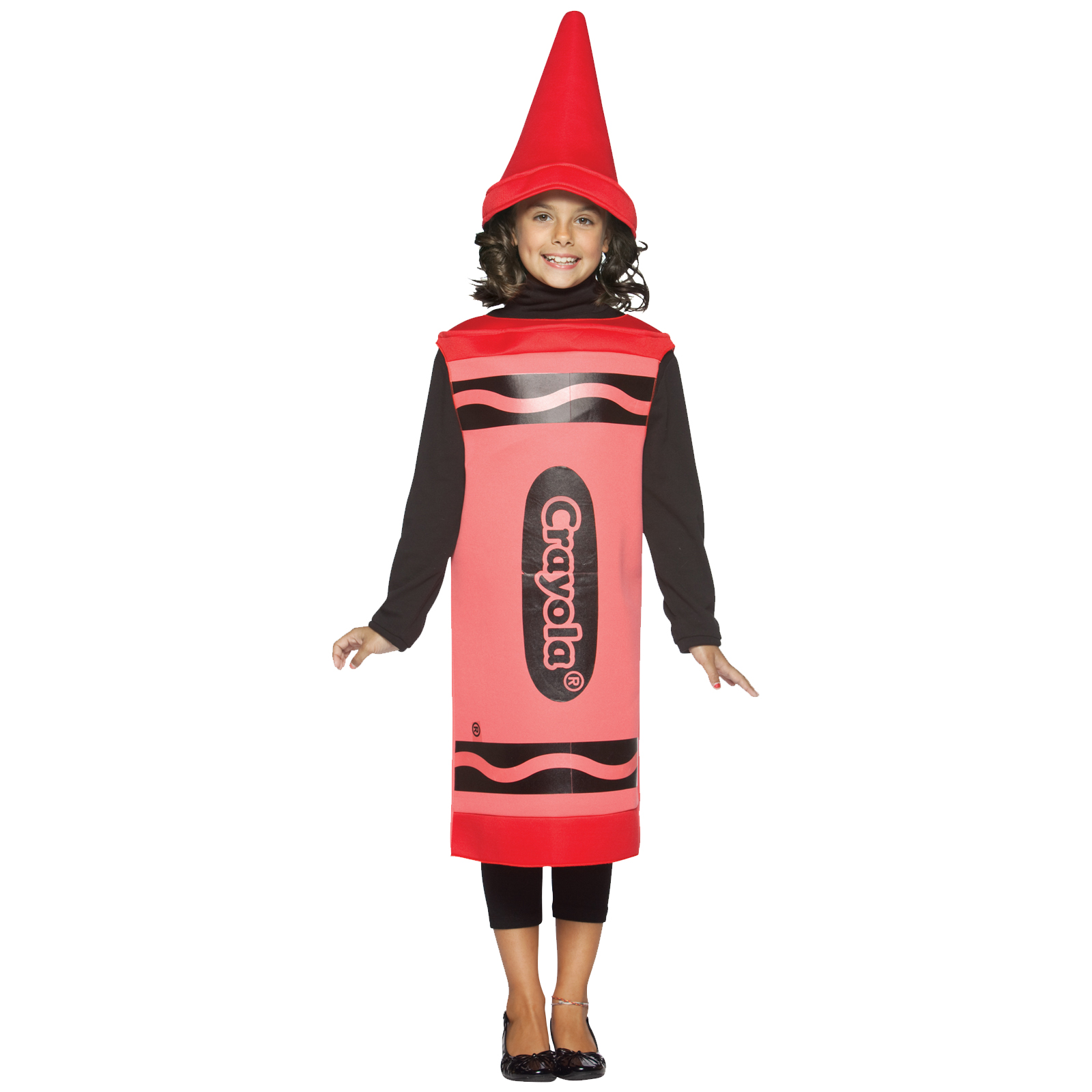 Girl&#8217;s Crayola Red Costume Size: M