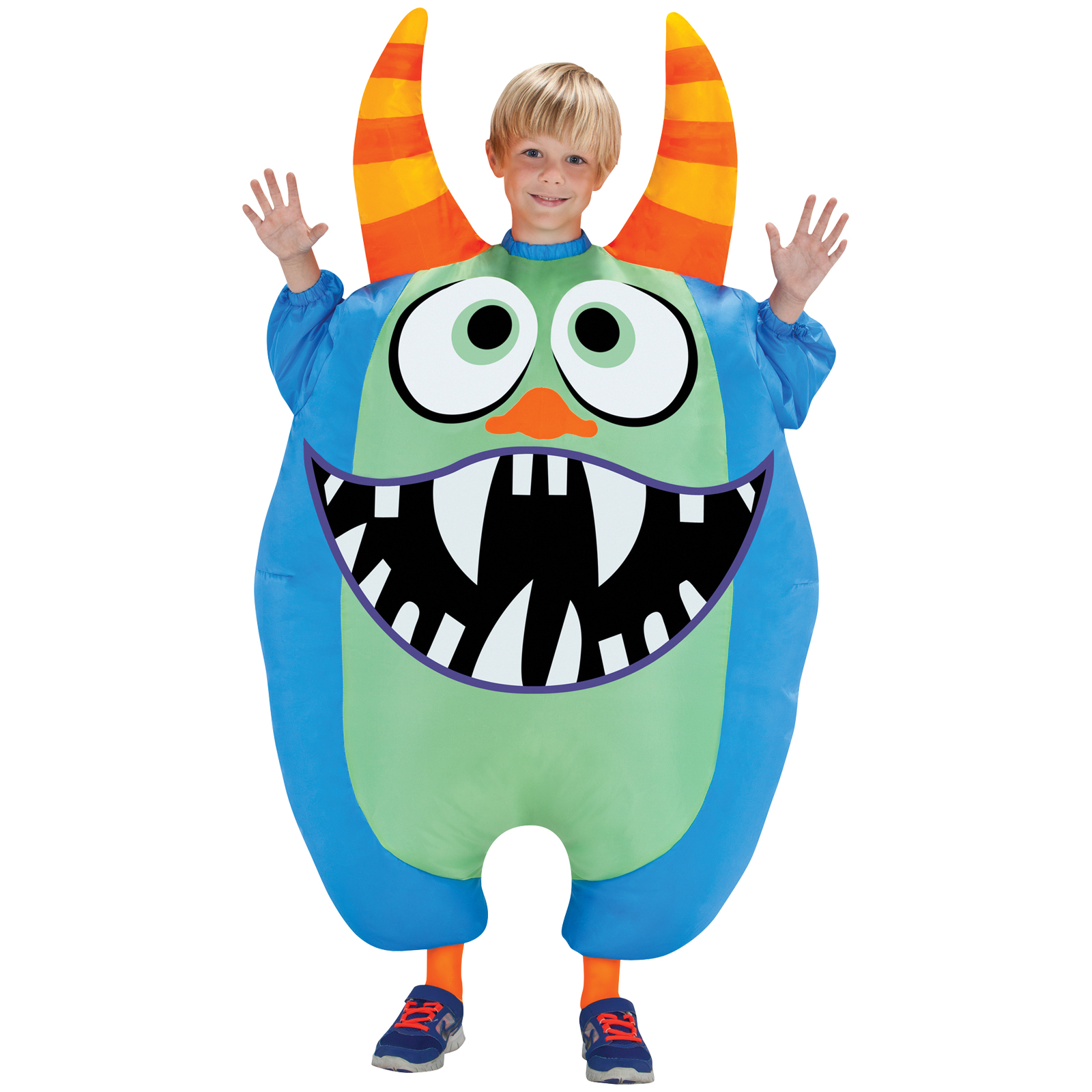 Boy&#8217;s Inflatable Blue Scareblown Costume Size: One Size Fits Most