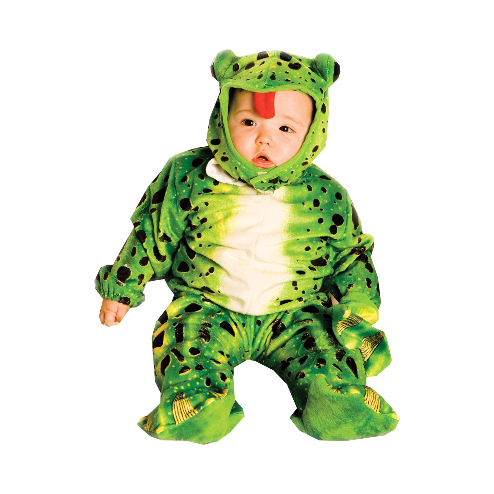 Toddler Frog Plush Green Costume