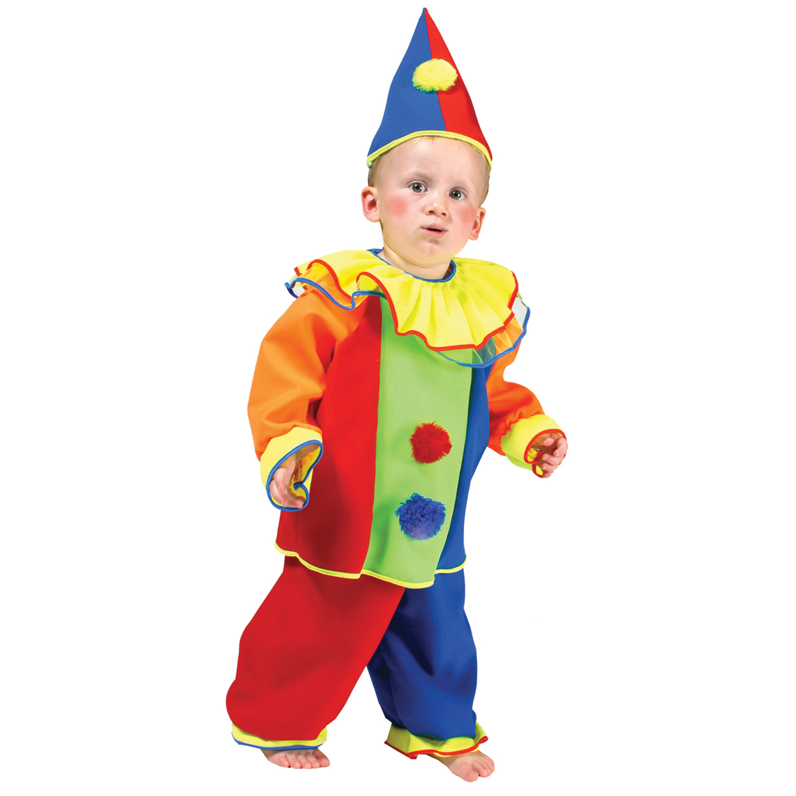Toddler Baby Bobo Clown Costume Size: 4T-6T