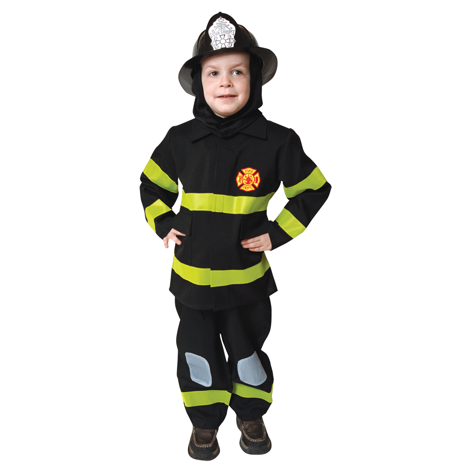 Toddler Fire Fighter Costume Size: 2T-4T