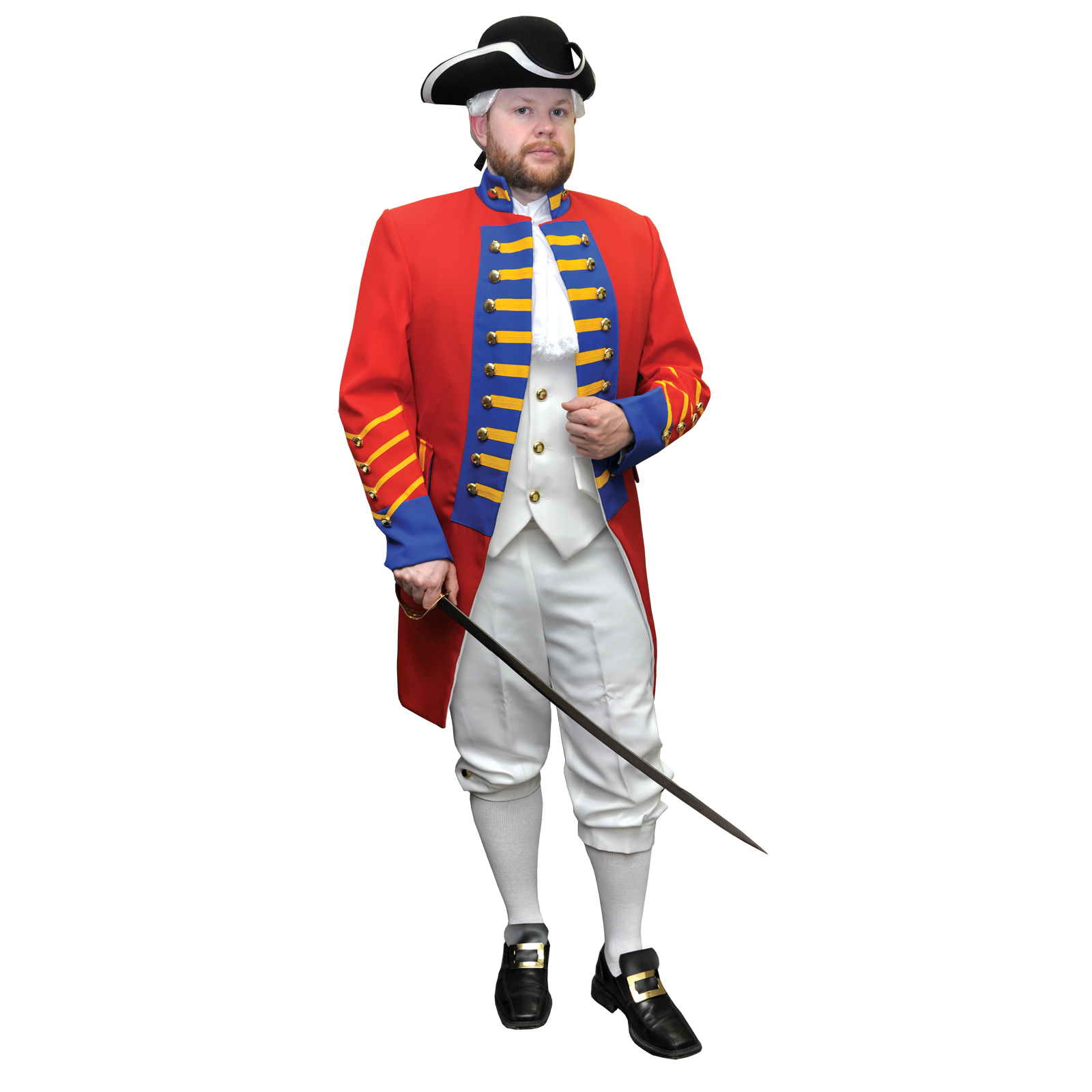 Men&#8217;s British Revolutionary Officer Costume