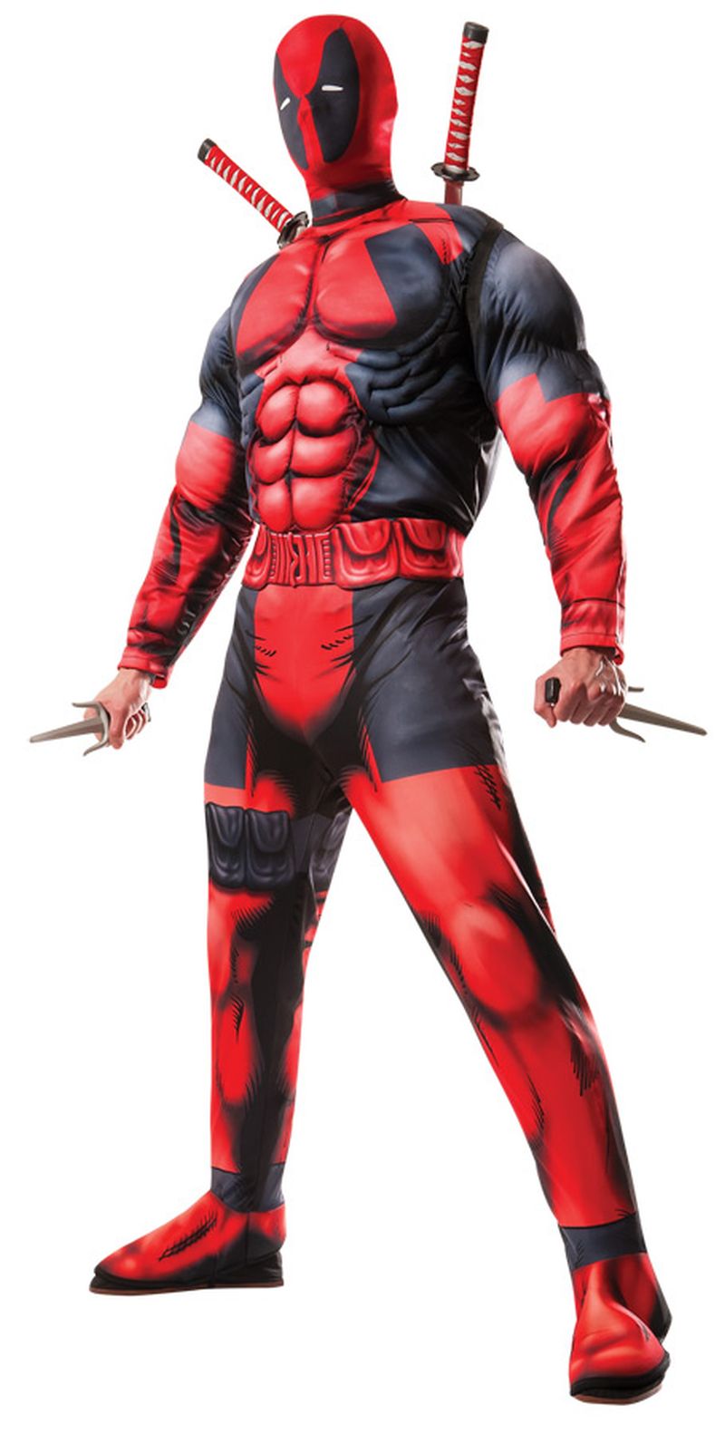 Men&#8217;s Deadpool Muscle Costume Size Extra Large