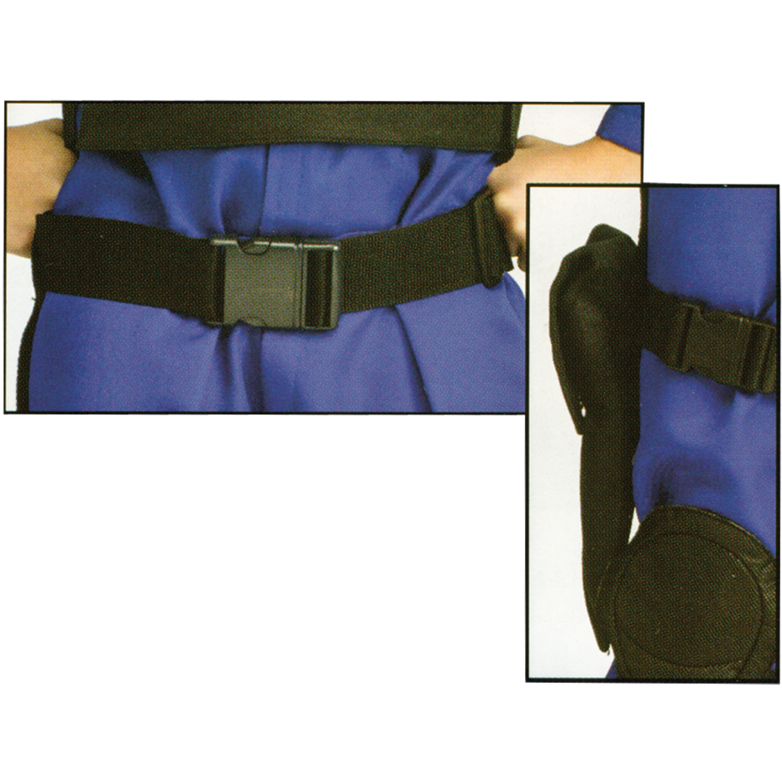 Belt And Holster Set Black Costume Accessory