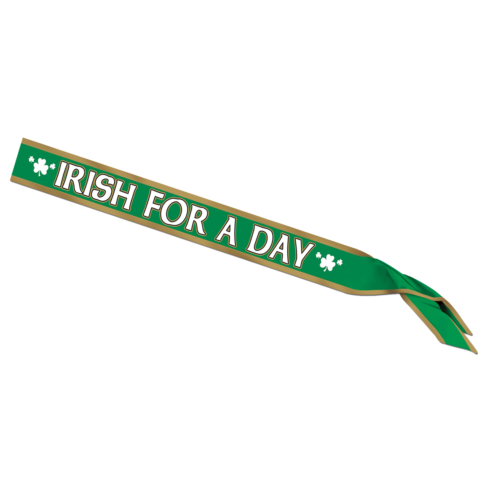 Irish For A Day Satin Sash Costume Accessory Irish For A Day Satin Sash Costume Accessory
