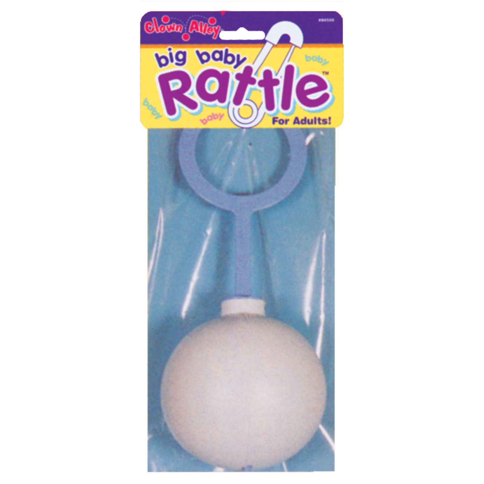 Baby Rattle Blue Costume Accessory, Size: Large Baby Rattle Blue Costume Accessory, Size: Large