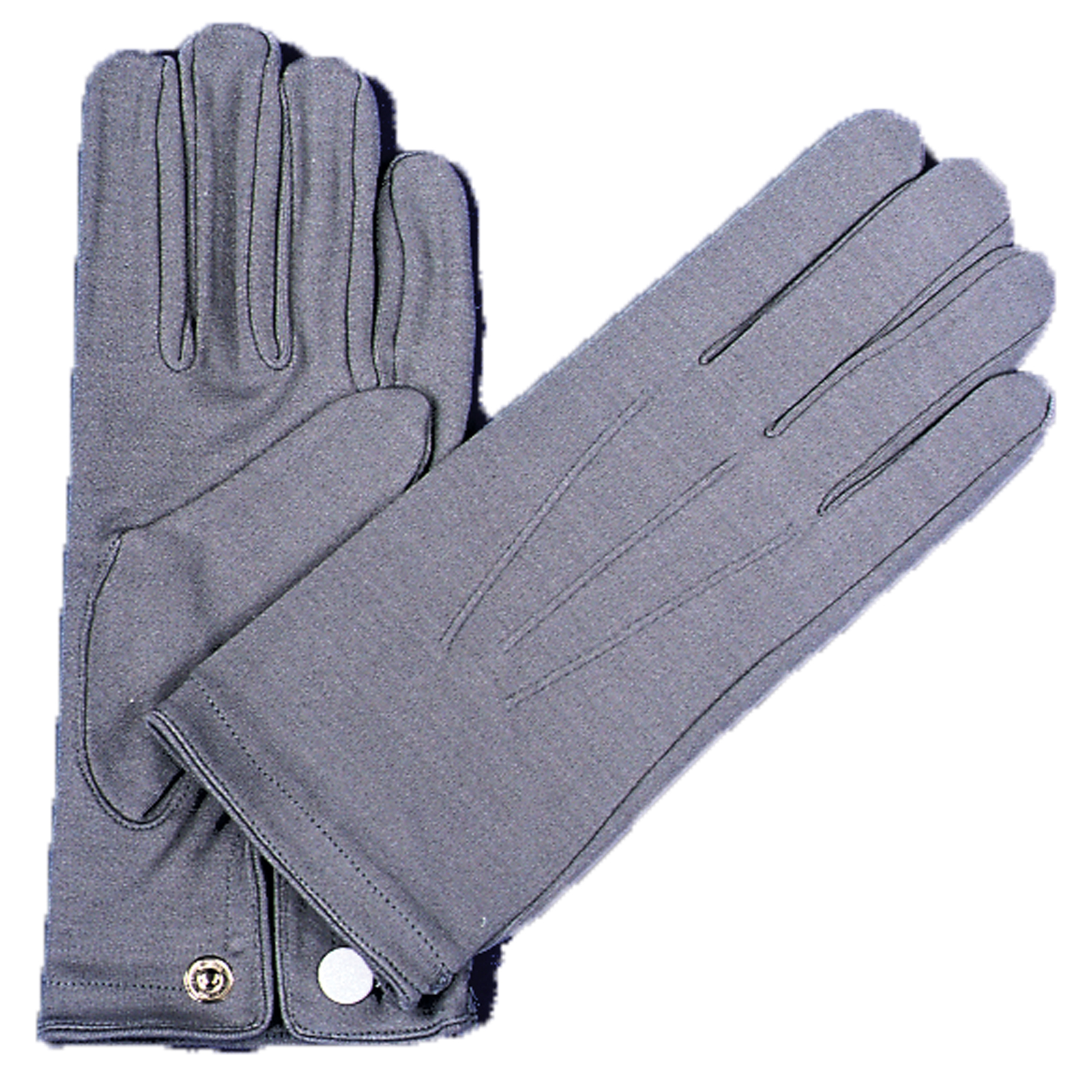 Gloves Nylon with Snap Men's Grey Costume Accessory, Size: One size Gloves Nylon with Snap Men's Grey Costume Accessory, Size: One size