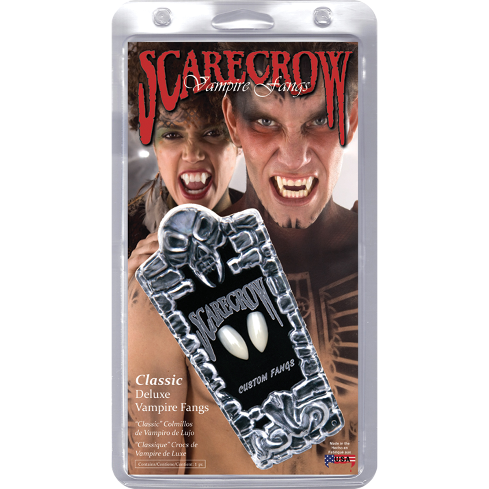 Fangs Custom Scarecrow Costume Accessory Fangs Custom Scarecrow Costume Accessory