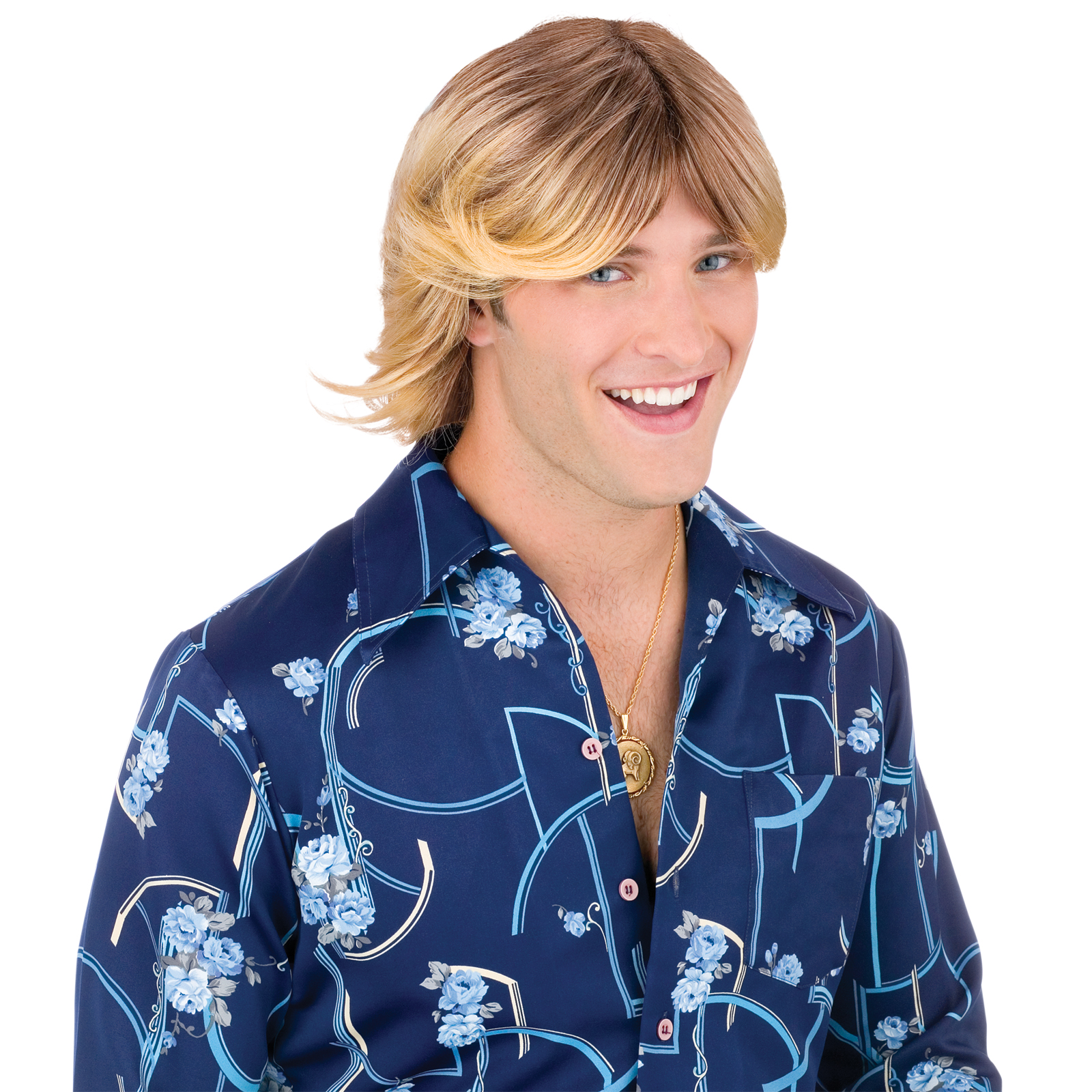 Ladies Man Wig Blonde Costume Accessory Ladies Man Wig Blonde Costume Accessory