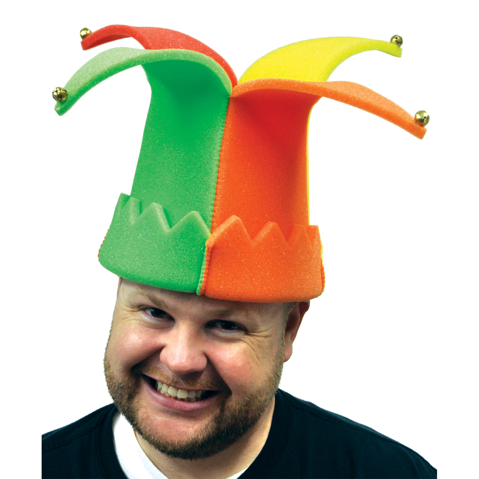 Jester Hat Foam Costume Accessory, Size: One size Jester Hat Foam Costume Accessory, Size: One size