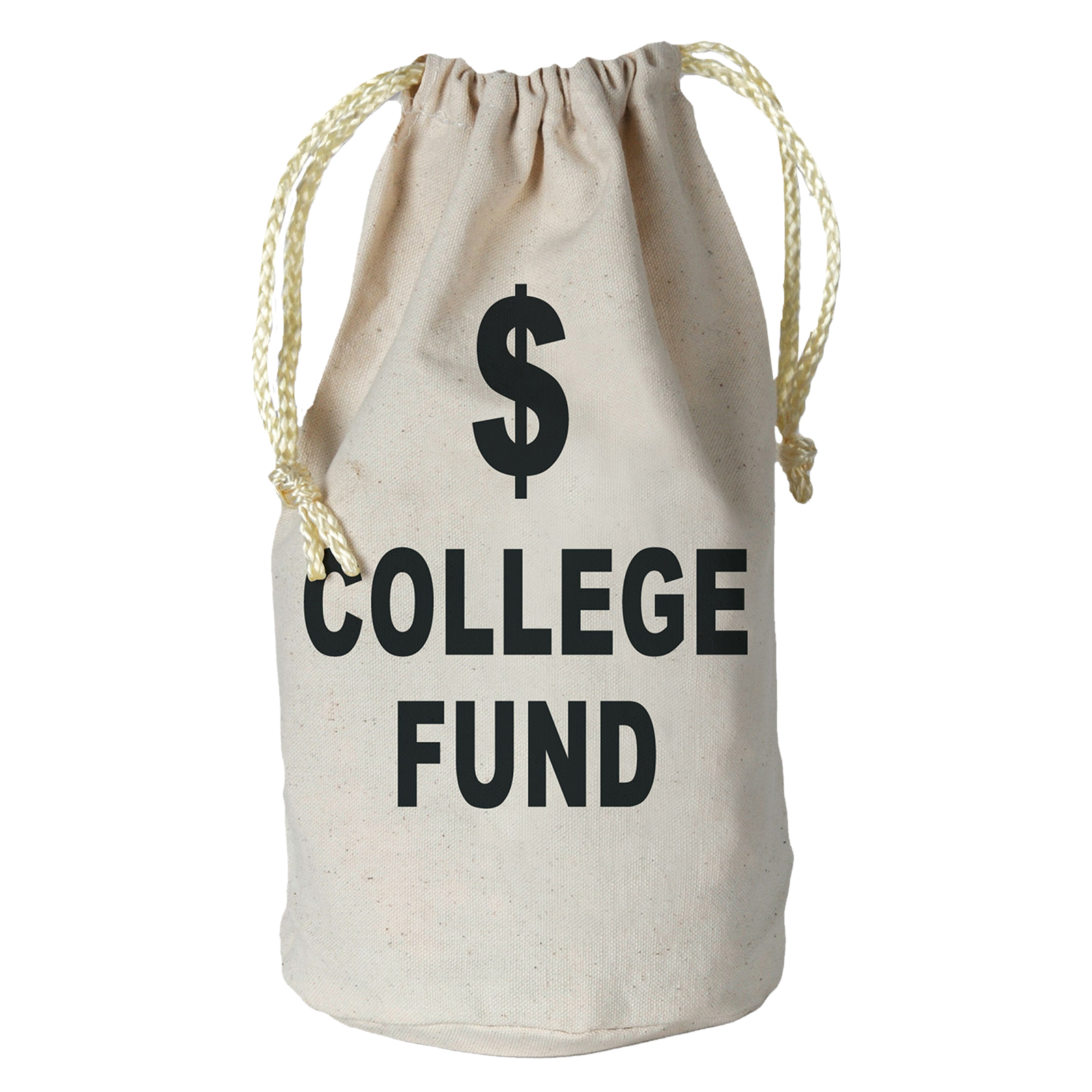 College Fund Money Bag Costume Accessory College Fund Money Bag Costume Accessory