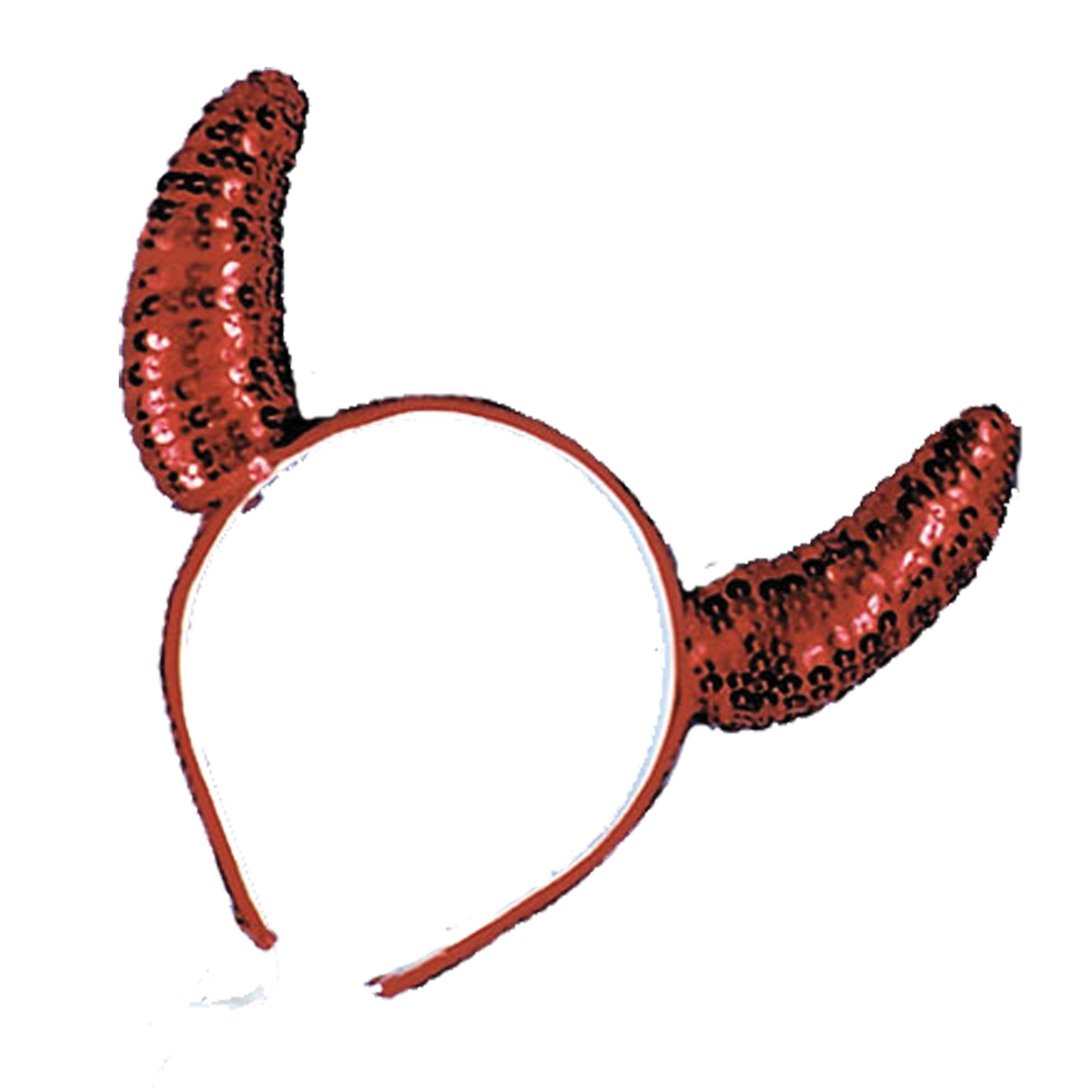 sequin devil horns