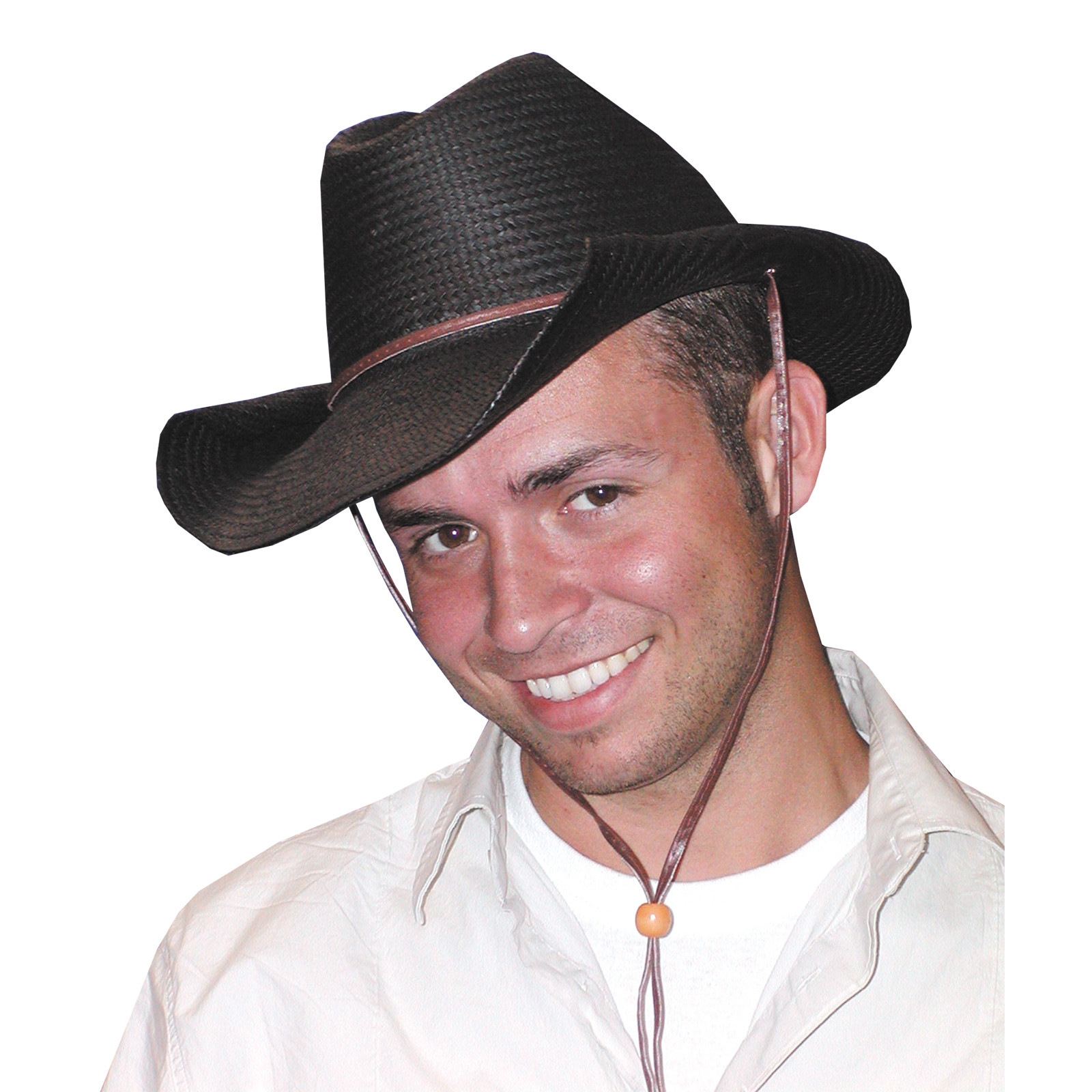 Cowboy Hat Rolled Black Costume Accessory, Size: One size Cowboy Hat Rolled Black Costume Accessory, Size: One size