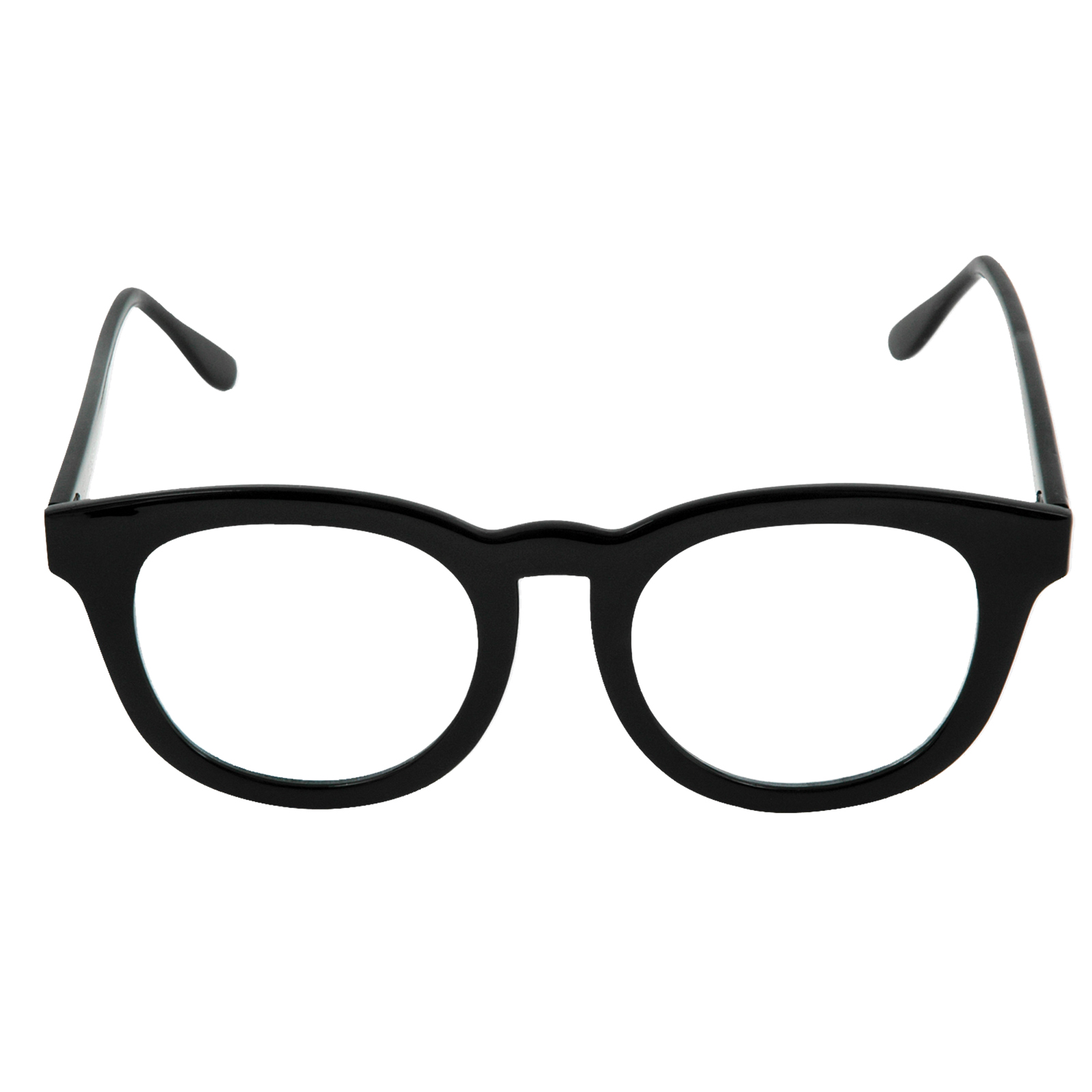 Glasses Bcg Black Clear Costume Accessory