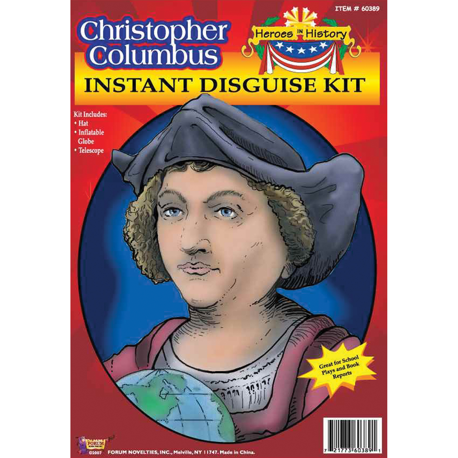 Heroes In History Christopher Columbus Costume Accessory, Size: One size Heroes In History Christopher Columbus Costume Accessory, Size: One size