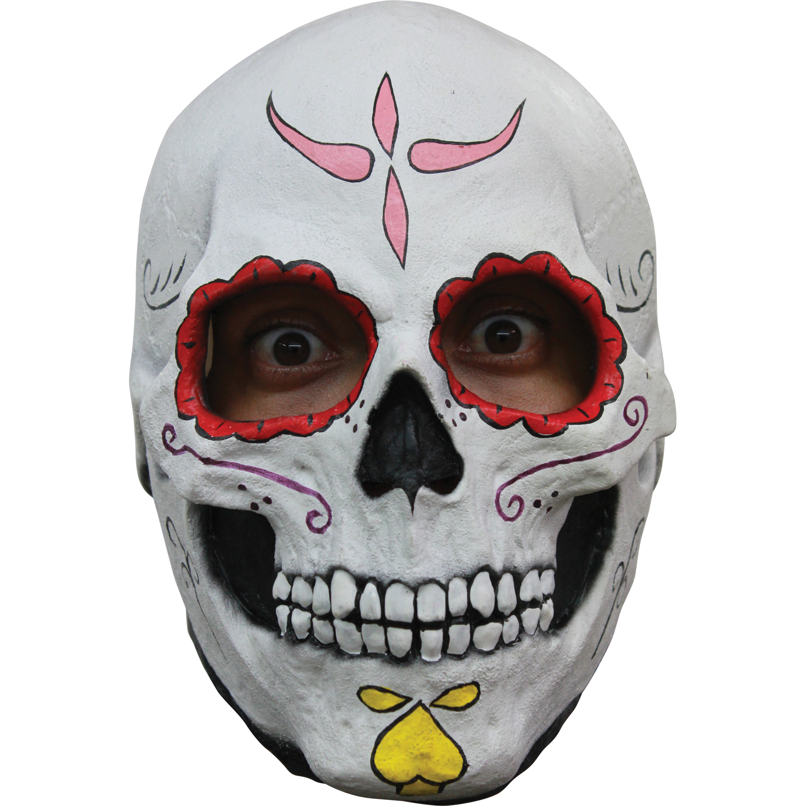 Catrina Skull Latex Mask Costume Accessory