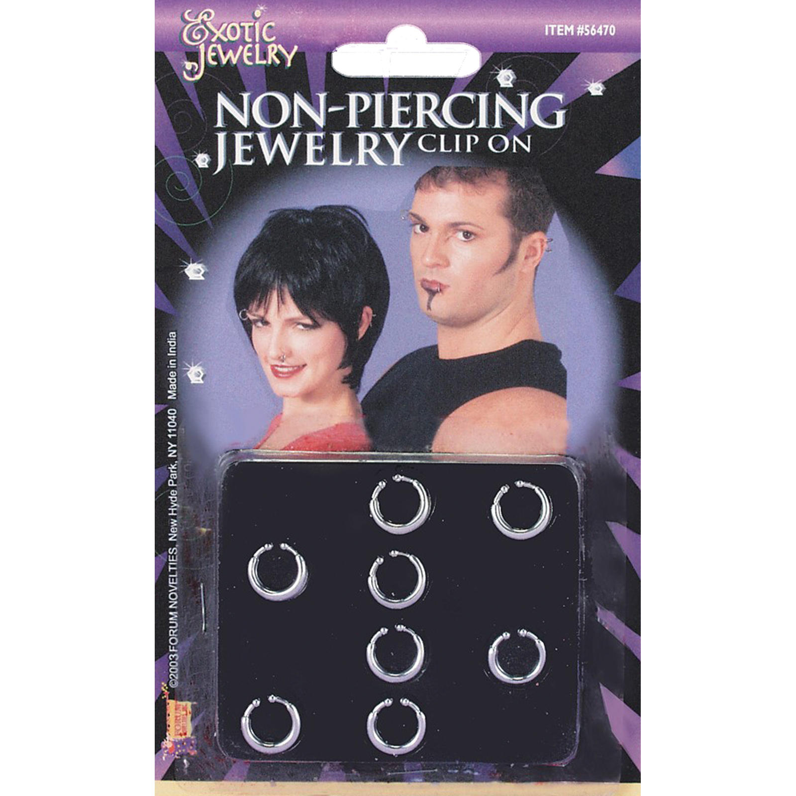 Jewelry Kit Non Piercing Costume Accessory