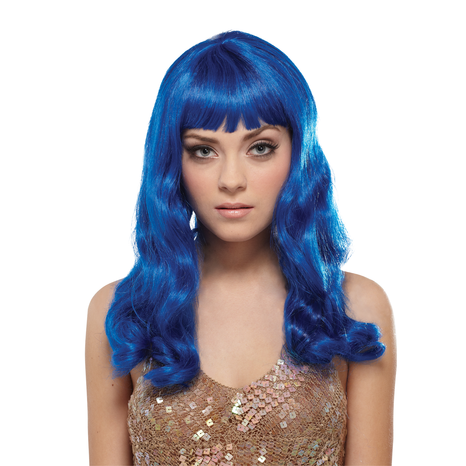 California Blue Wig Costume Accessory