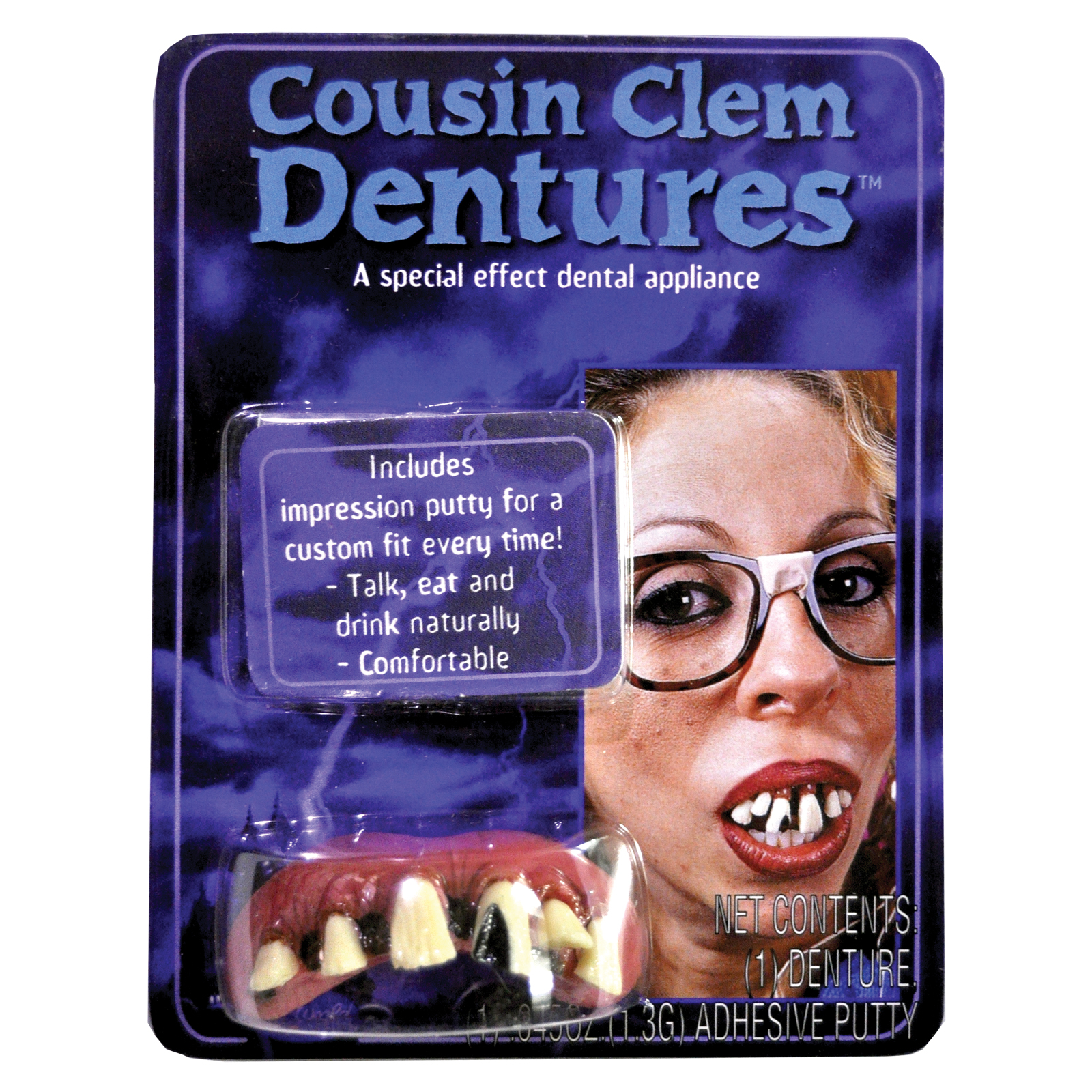 Big Bubba Clem Teeth Costume Accessory Big Bubba Clem Teeth Costume Accessory