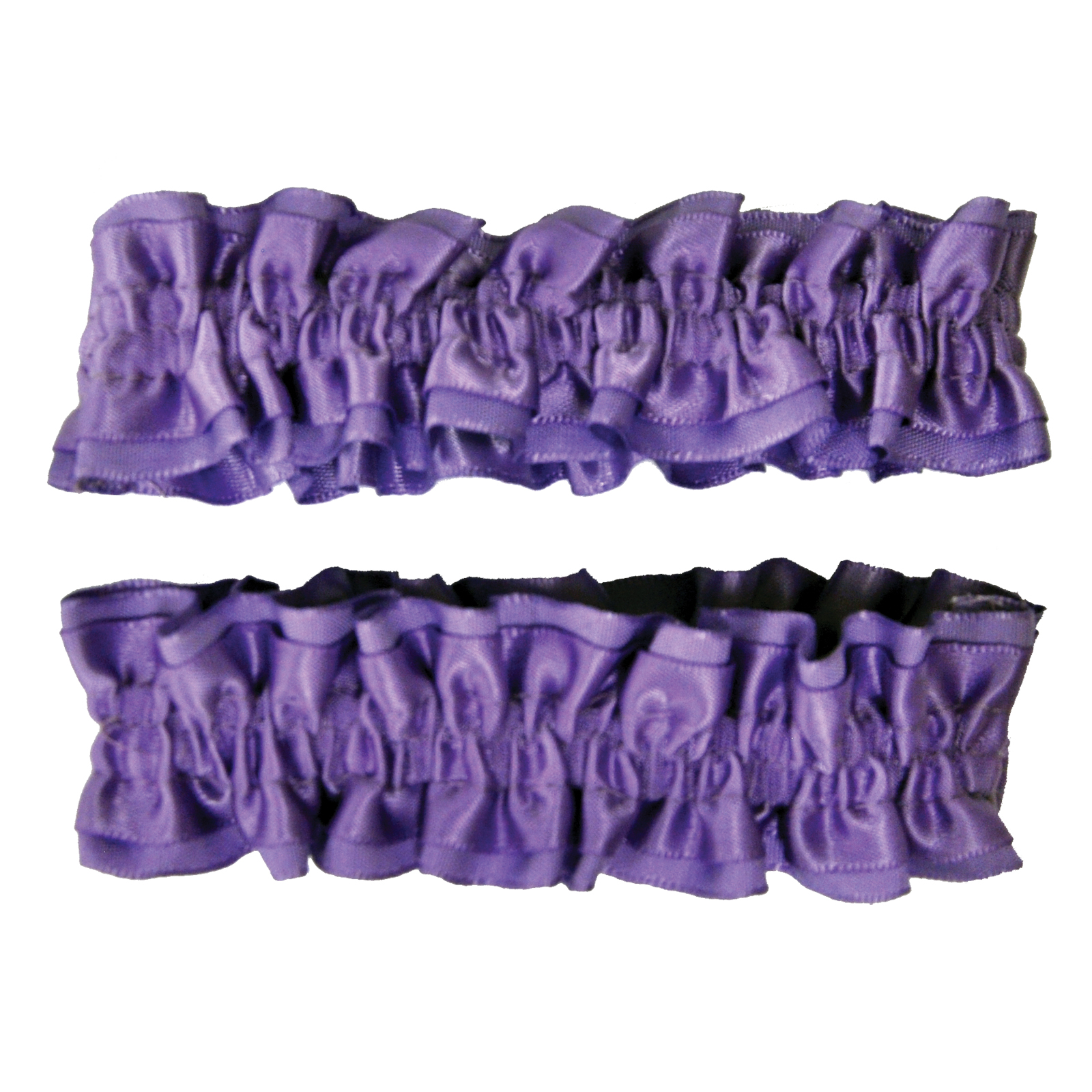 Armband Garters Purple Pair Costume Accessory