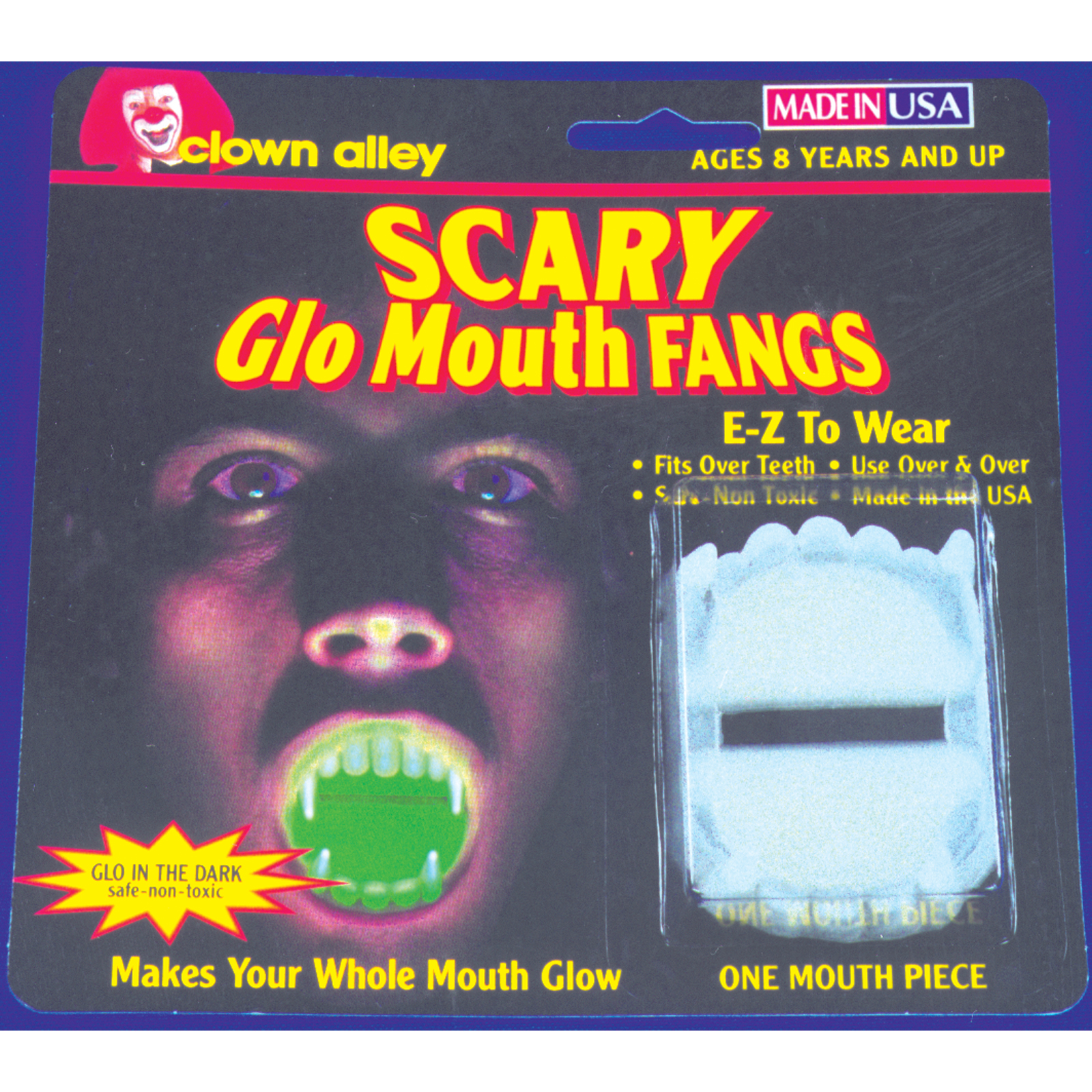 Fangs Glow Mouth Costume Accessory