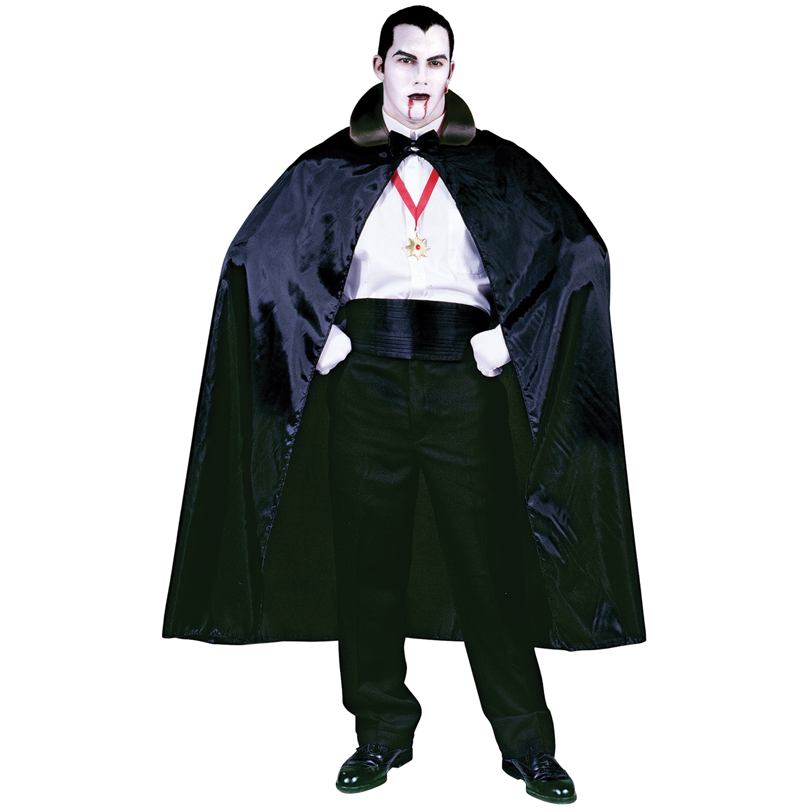 Count Cape 56in Black Costume Accessory