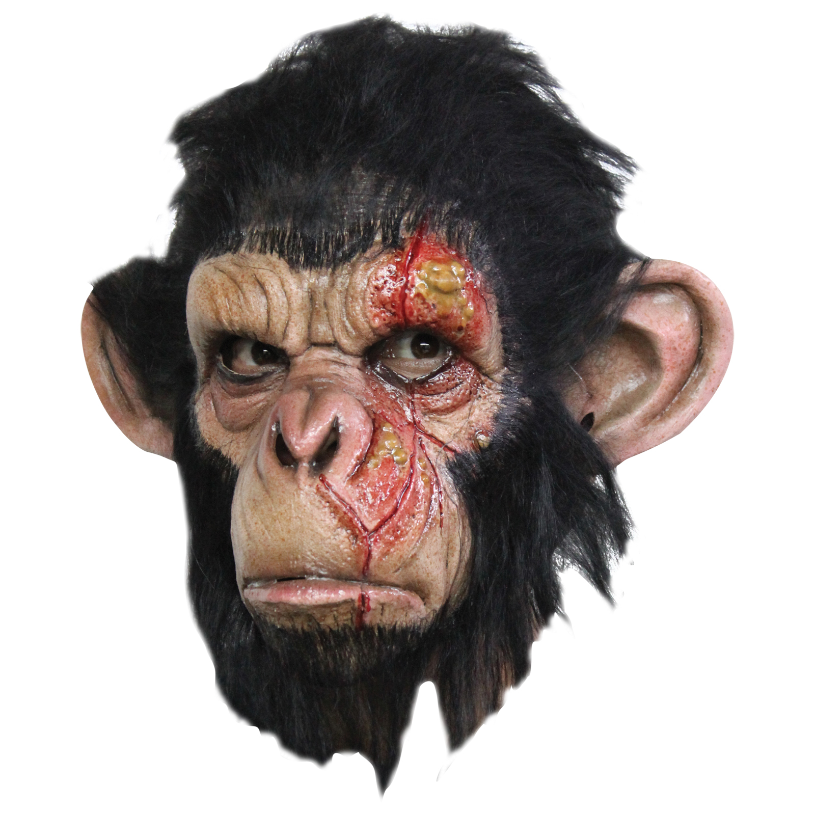 Infected Chimp Latex Mask Costume Accessory