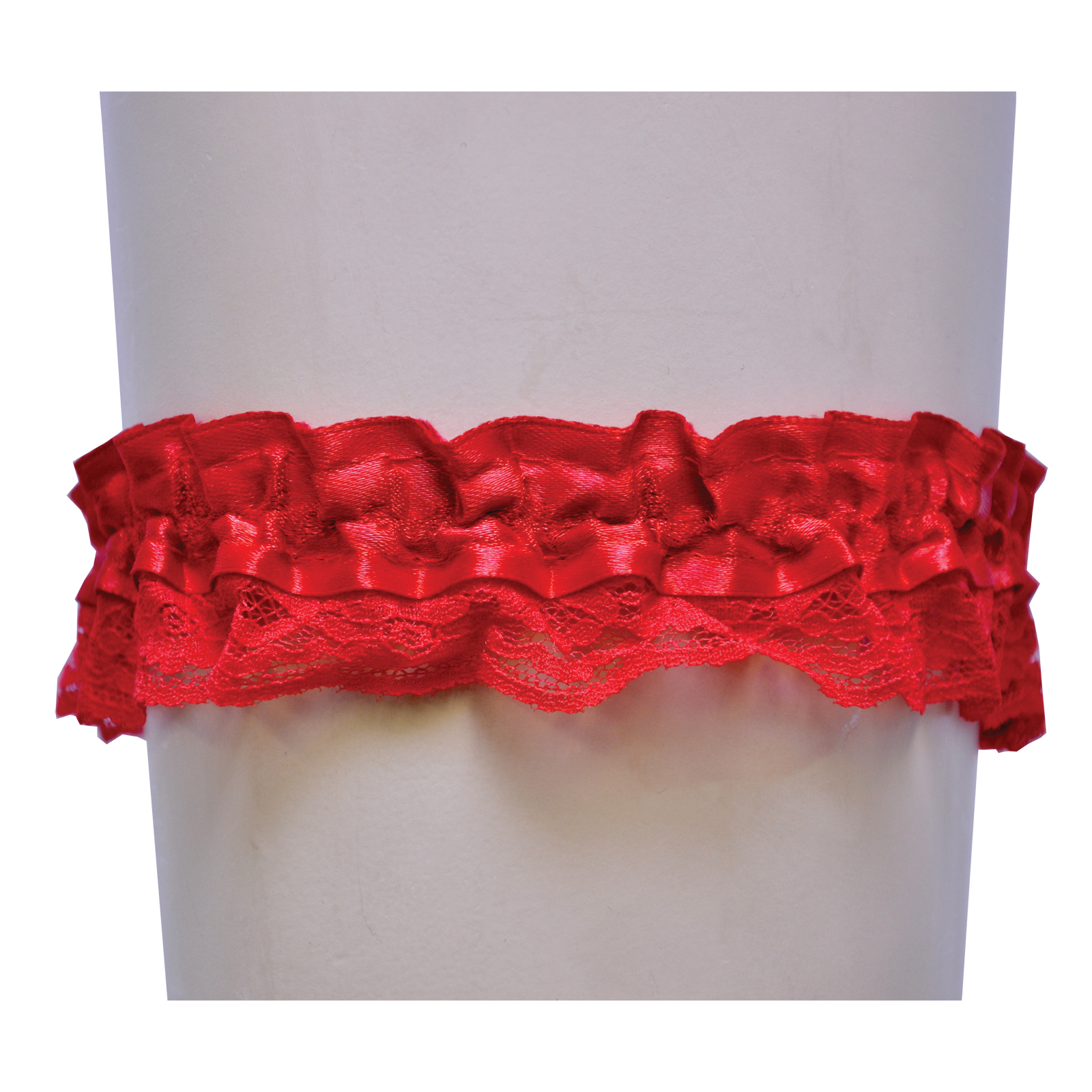 Garter Lace Red Single Costume Accessory