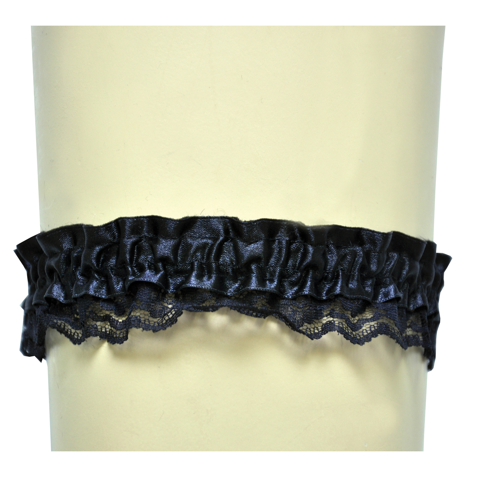 Garter Lace Black Single Costume Accessory