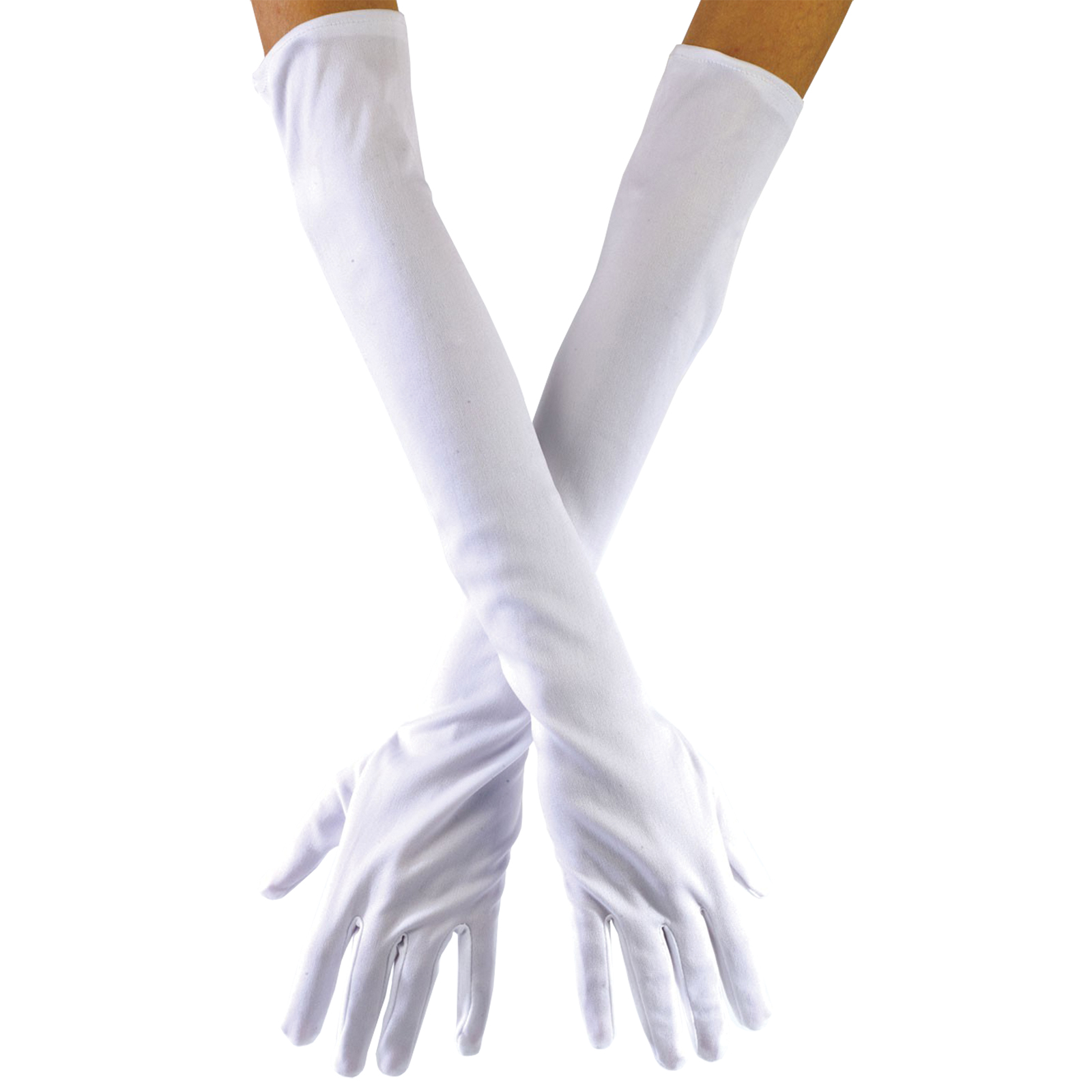 Gloves Child White Opera 15in Costume Accessory