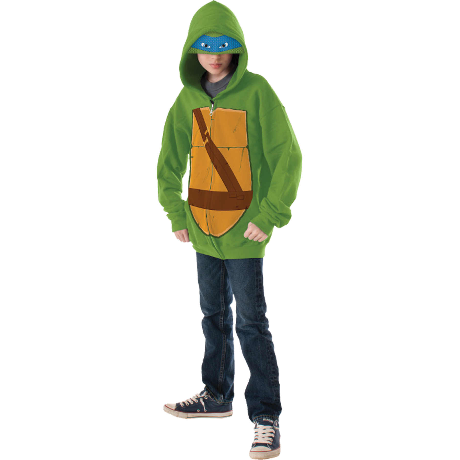 Boy's Teenage Mutant Ninja Turtles Leonardo Hoodie Costume