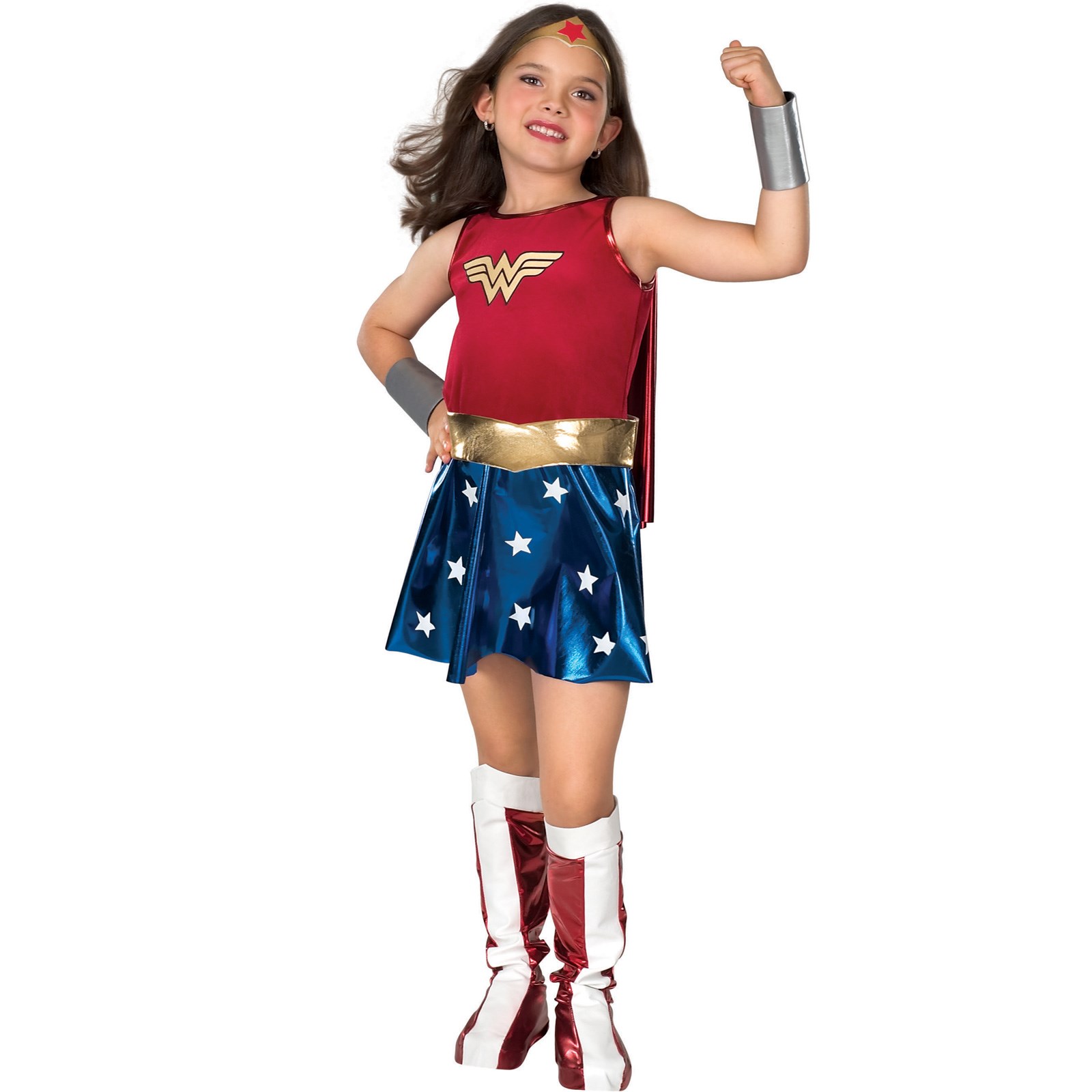 Rubie's Costume Co Girl's Deluxe Wonder Woman Costume