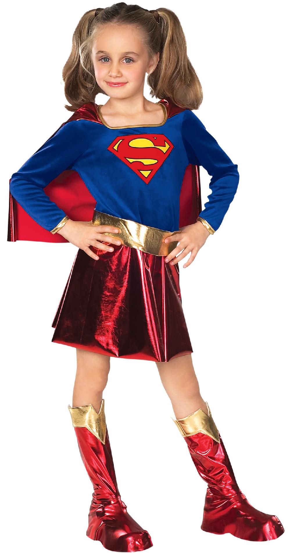 Rubie's Costume Co Girl's Deluxe Supergirl Costume